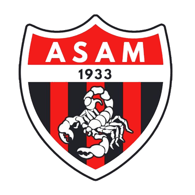 Logo da Association sportive d\'Aïn M\'lila, perfeita para personalizar itens infantis e mostrar o espírito desportivo.