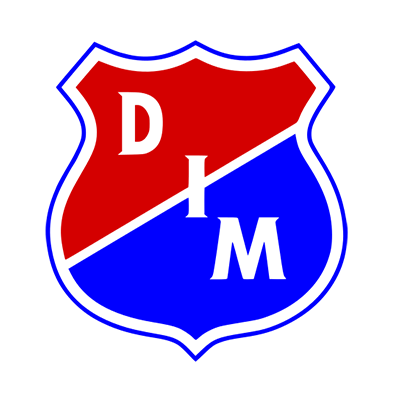 Logo da Corporación Deportiva Independiente Medellín, ideal para personalizar acessórios de bebé, como chupetas e babetes.