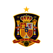 Chupeta bebé com o emblema da seleção nacional de futebol de Espanha, perfeita para pequenos fãs do desporto.