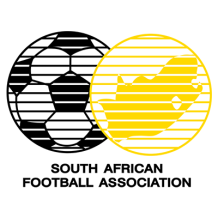 Chupeta para bebé com design inspirado na seleção sul-africana de futebol, perfeita para pequenos fãs do esporte.