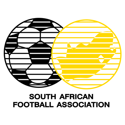 Chupeta para bebé com design inspirado na seleção sul-africana de futebol, perfeita para pequenos fãs do esporte.