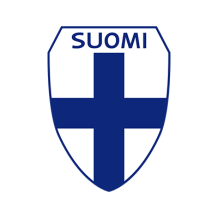 Chupeta para bebé com o emblema da seleção nacional da Finlândia, perfeita para pequenos fãs de futebol.