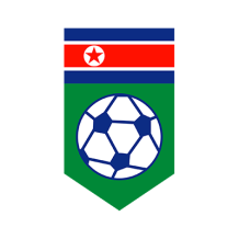 Chupeta com o escudo da seleção nacional de futebol da Coreia do Norte, perfeita para pequenos fãs de desporto.