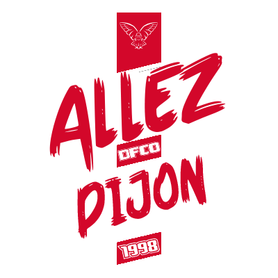Chupeta Dijon Football Côte-d\'Or, perfeita para mostrar o amor pelo futebol desde bebé. Ideal para pequenos torcedores!