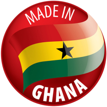 Produto concebido com carinho em GHANA, ideal para o seu bebé. Perfeito para chupetas, prendedores e muito mais!