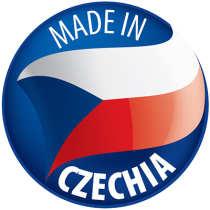 Produto para bebé de qualidade, fabricado na Chequia. Ideal para chupetas, prendedores e acessórios essenciais.