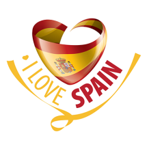 Chupeta I Love Spain, perfeita para bebés que amam a cultura espanhola. Conforto e estilo em cada momento!