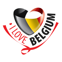 Chupeta I Love Belgium, ideal para mostrar o carinho pelo país enquanto cuida do seu bebé. Disponível em chupeta-bebe.com.
