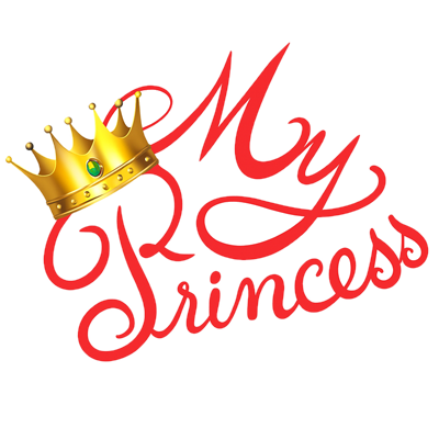 Logo \"My Princess\" ideal para artigos de bebé, como chupetas e acessórios. Perfeito para fazer a sua pequena brilhar!