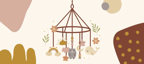 Coleção de brinquedos para bebês